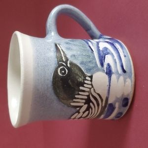 Studio Pottery Mug with Loon Eyupa Canada